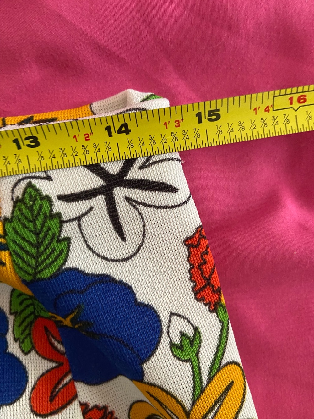 VINTAGE Bright Floral Mini Skort White Multi - Picture 12 of 14